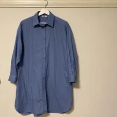 UNIQLO 長袖シャツ ブルー Sサイズ