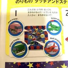 こどもちゃれんじEnglishじゃんぷ　タッチアンドステップ　マット　シート