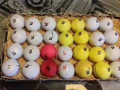 ゴルフボール・ロストボール・ブリヂストン(TOUR BXS.等)JGR・2８個