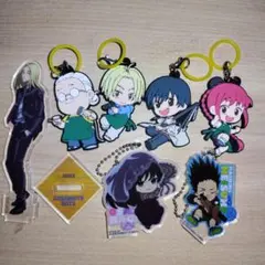 サカモトデイズ　アクリルキーホルダー　めじるしチャームー 6個セット