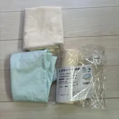 【美品・1枚未使用】西松屋 ベビー布団用 防水シーツ 3枚組 70×120cm