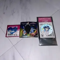 セーラームーンストア　マーキュリー　オーロララメ缶バッジ　キーホルダー　ミラー
