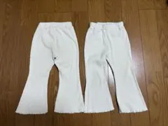 vivid-i リブフレアパンツ M 100cm 双子