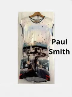 Paul Smith 半袖トップス 総柄 プリント カットソー 38のサムネイル