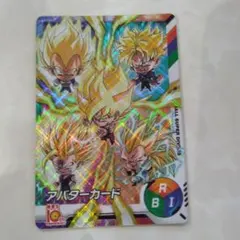 비매품 ドラゴンボール 超戦士シールウエハース アバターカード ダイバーズ