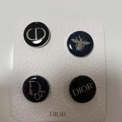 Dior ロゴ入りピンバッジ4個