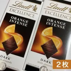 リンツ エクセレンス オレンジアーモンド 2枚セット　高級チョコレートのサムネイル