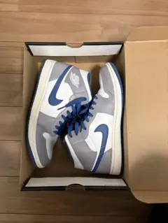 Nike Air Jordan 1 ハイカット グレー/ブルー