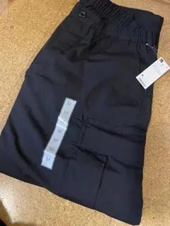 GU スーパーワイドカーゴパンツ 09 BLACK M