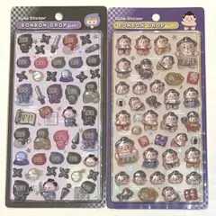 【国内正規品】ボンボンドロップシール　和柄　お相撲さん　忍者　2種セット