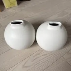 ホワイトボトル型ティッシュボックス 2個セット