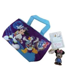 ディズニー ミッキー ドナルド ミニ保冷バッグ ミニーマウス キーホルダー　２点