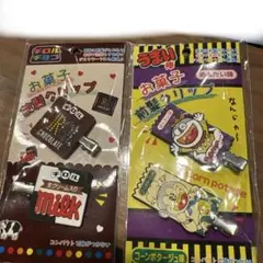 チロルチョコとうまい棒 まえがみクリップ