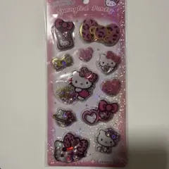 【正規品】スパンコールパーティーシール　ハローキティ　カプセルシール