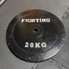 WFG ダンベルプレート 20kg 44LB 28㎜② - メルカリ