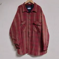 basic EDITIONS 厚手ネルシャツsize2X 527-5H1204