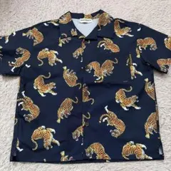 Little WEEKEND トラ柄 半袖アロハシャツ　120cm