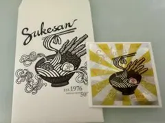 すかいらーく　資さんうどん 50周年限定キラ資シールステッカーのサムネイル