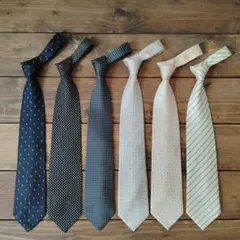 美品　SILK TIE　6p　セット