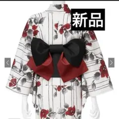 【新品】GRL 浴衣帯 セットフリーサイ ズ　赤のサムネイル
