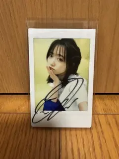 明里つむぎ 直筆サイン入りチェキ　チェキ　ポーズ　デコフレーム　イベント　② 明里つむぎ直筆サイン入りチェキ - メルカリ