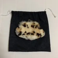 CASTELLARIカステラーリ レオパード柄ファーポーチ