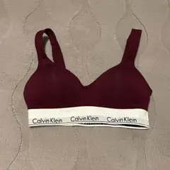 Calvin Klein ワインレッド スポーツブラ