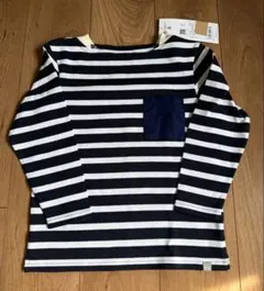 【新品タグ付き】HELLY HANSEN（ヘリーハンセン）キッズ ボーダーシャツ