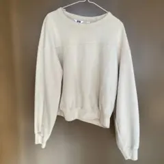 UNIQLO U ユニクロ ユー ベージュ クルーネック トレーナー スウェット