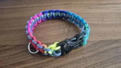 カラフルパラコード首輪 25cm
