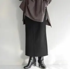 jungle jungle 裏毛センターシーム タイトロングスカート スウェット