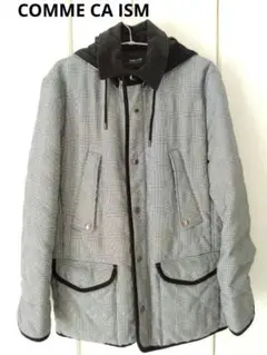 COMME CA ISM チェック柄ジャケット L