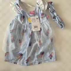 アナと雪の女王 エルサ フローズン 水着 91cm ヘアバンド付き