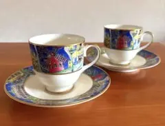 【美品】LANCEL カップ&ソーサー 2客セット