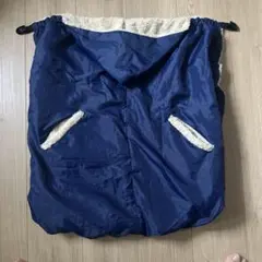 ベビー用 防寒ケープ ボアケープ 抱っこ紐 ボア ネイビー 紺