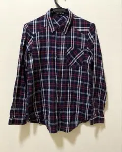 INGNI チェック柄 長袖シャツ Mサイズ 綿100%