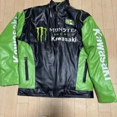 KAWASAKIバイクジャケット　モンスター刺繍