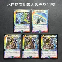 デュエルマスターズ　水自然文明まとめ売り11枚