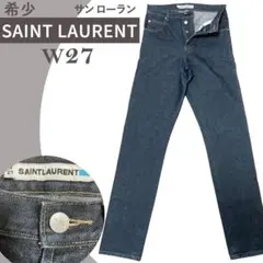 美品・希少✨YSL サンローラン ヴィンテージデニム W27 濃紺 レディースのサムネイル