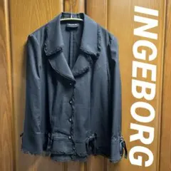 INGEBORG ブラック テーラードジャケット　サイズ13