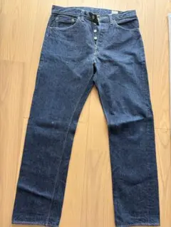 美品orSlow オアスロウ LOT 107 ジップフライ デニム パンツ 濃紺 美品orSlow オアスロウ LOT 107 ジップフライ デニム パンツ 濃紺