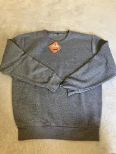 【新品未使用】あったか裏起毛 グレー トレーナー Lサイズ 厚手 スウェット