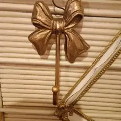 ゴールドリボン・メタル　ウォールハンガー