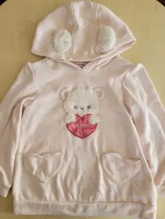 any FAM エニファム ピンククマ パーカー 120