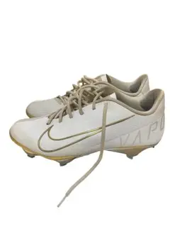 NIKE Vapor アメフト スパイク ホワイト/ゴールド 28.5 - メルカリ