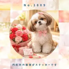 【送料無料】防水ステッカー　シーズ　母の日　No.1809