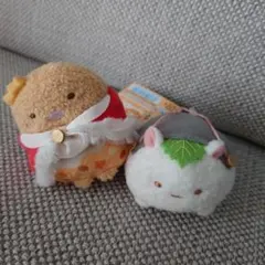 すみっコぐらし てのりぬいぐるみ とんかつ（カレー王子）、こめポニー