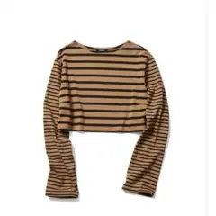 aLORS paris ボーダーカットソー　ネイビー×アイボリー アローパリ Haut marinière 【a】 ネイビー×アイボリー – aLORS online store