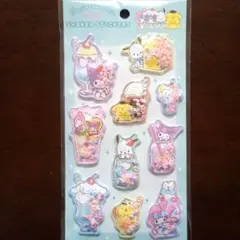 サンリオ☆ シェイカーステッカー シール シャカシャカ ドリンク