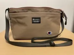 【美品】Champion チャンピオン ショルダーバッグ サコッシュ ベージュ